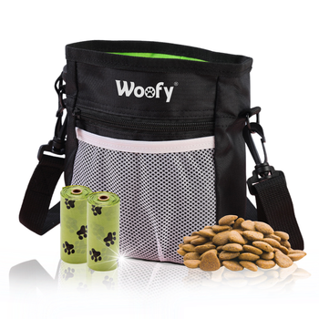 TORBA NA PRZYSMAKI SMAKOŁYKI SASZETKA TRENINGOWA TRESERKA NA RAMIĘ DLA PSA