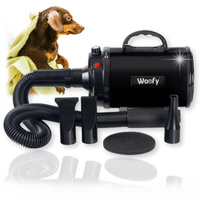 SUSZARKA DLA PSA KOTA ZWIERZĄT DO SIERŚCI WŁOSÓW WOOFY CZARNA