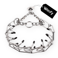 BEZPIECZNA OBROŻA KOLCZATKA METALOWA STALOWA DO DLA PSA