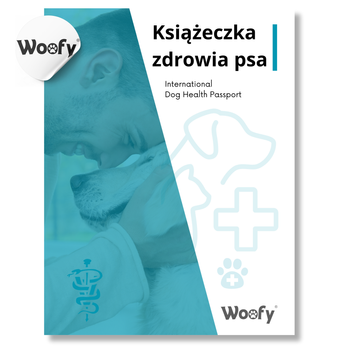 KSIĄŻECZKA KSIĄŻKA ZDROWIA DLA PSA PSÓW WOOFY WETERYNARYJNA