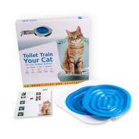 NAKŁADKA DLA KOTA NA SEDES NAUKA KORZYSTANIA Z WC KUWETA UNIWERSALNA WOOFY