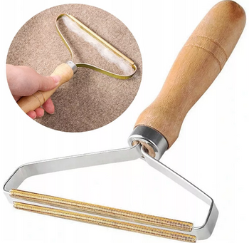 GRZEBIEŃ GOLARKA DO SIERŚCI ZMECHACEŃ SZCZOTKA UBRAŃ SWETRÓW TAPICERKI