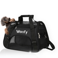 TRANSPORTER TORBA PODRÓŻNA DLA PSA KOTA ZWIERZĄT MATERIAŁOWY NA RAMIĘ WOOFY