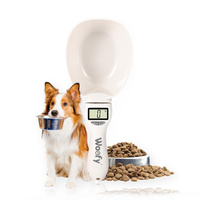 ŁYŻKA WAGA Z MIARKĄ NA KARMĘ PRZENOŚNA DLA PSA KOTA LCD ZWIERZĄT 800G WOOFY